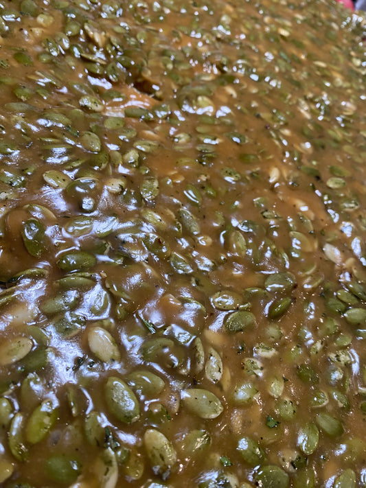 Rosemary and Pumpkin Seed Brittle
