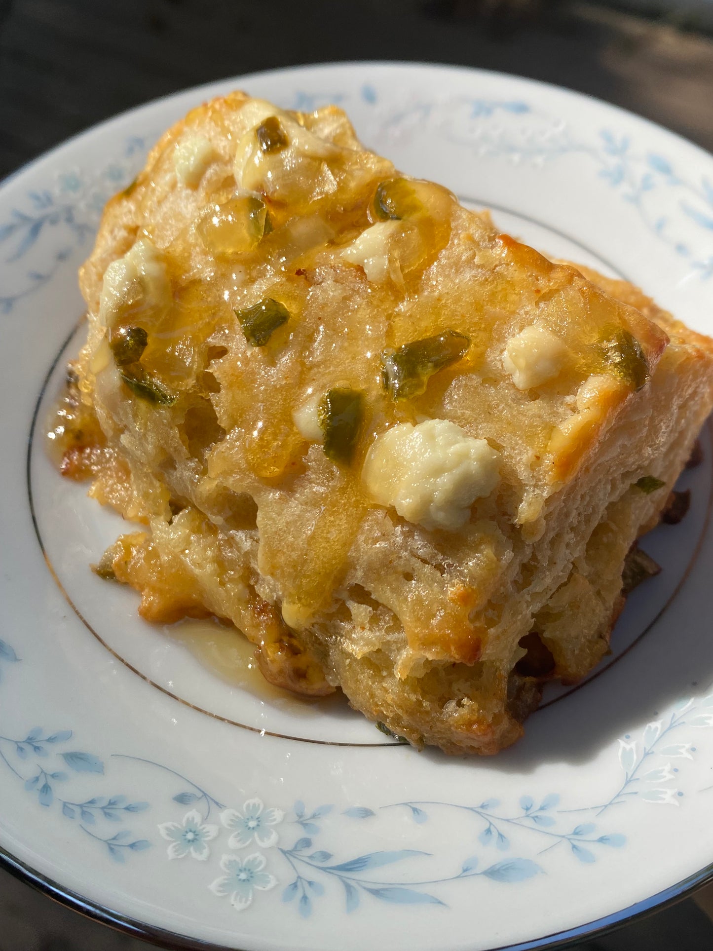 Goat Cheese, Jalapeño and Honey Scone