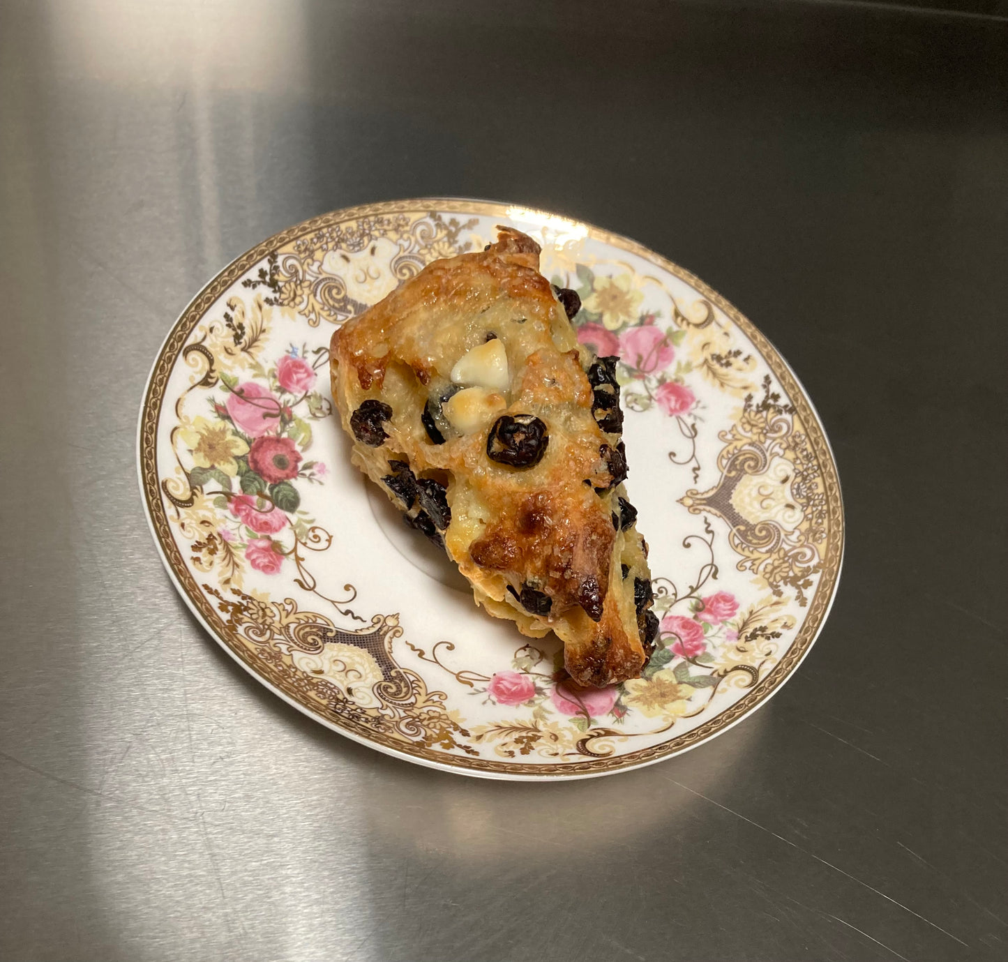 Blueberry White Chocolate Scone